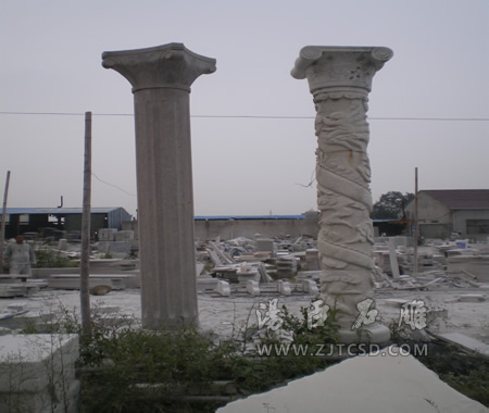 龙柱、罗马柱类石雕